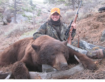 black bear hunting color phase wyoming