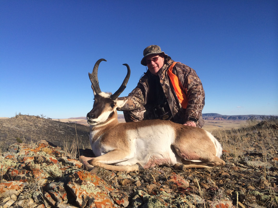 Antelope hunting camp Wyoming